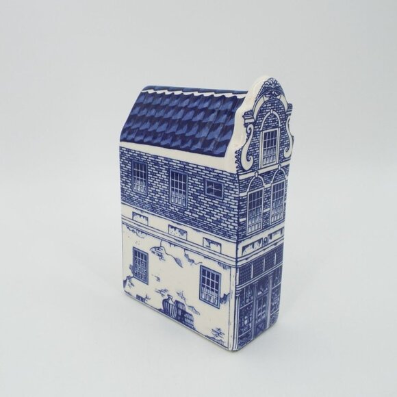 Delft Blue Canal House Hand Painted 17 Fantasie Gevel 1600 Made in Holland - Picture 1 of 8